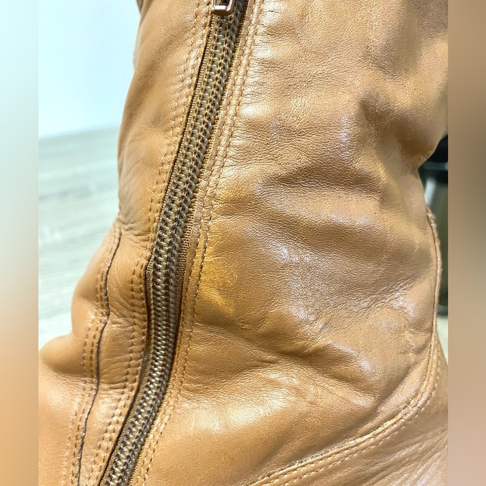 Vintage Leather Slouchy Boots w/ Pointed Toes - Picture 10 of 10